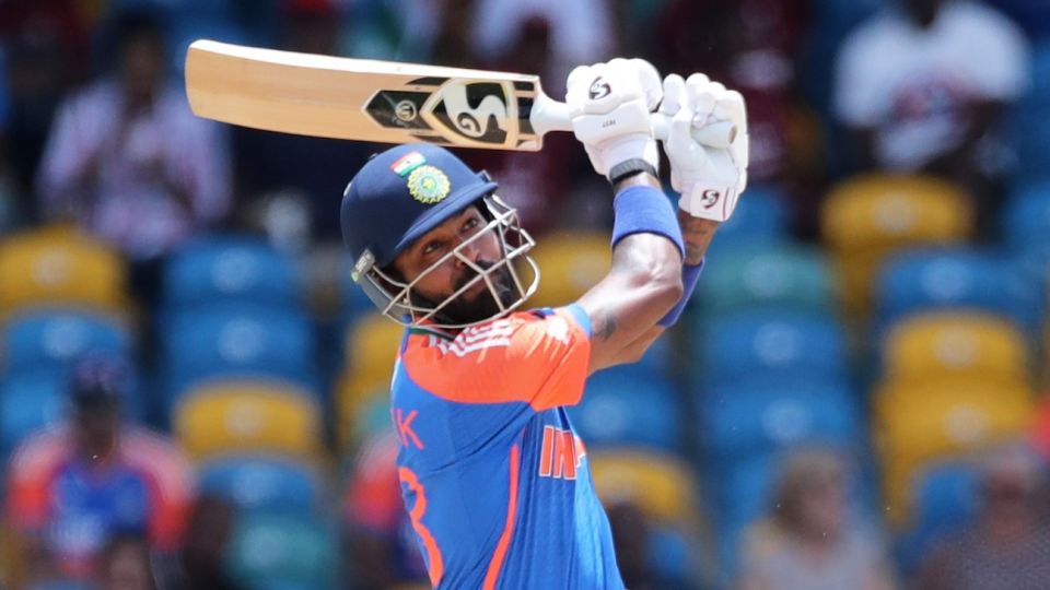Hardik Pandya started playing his shots after taking time to settle down