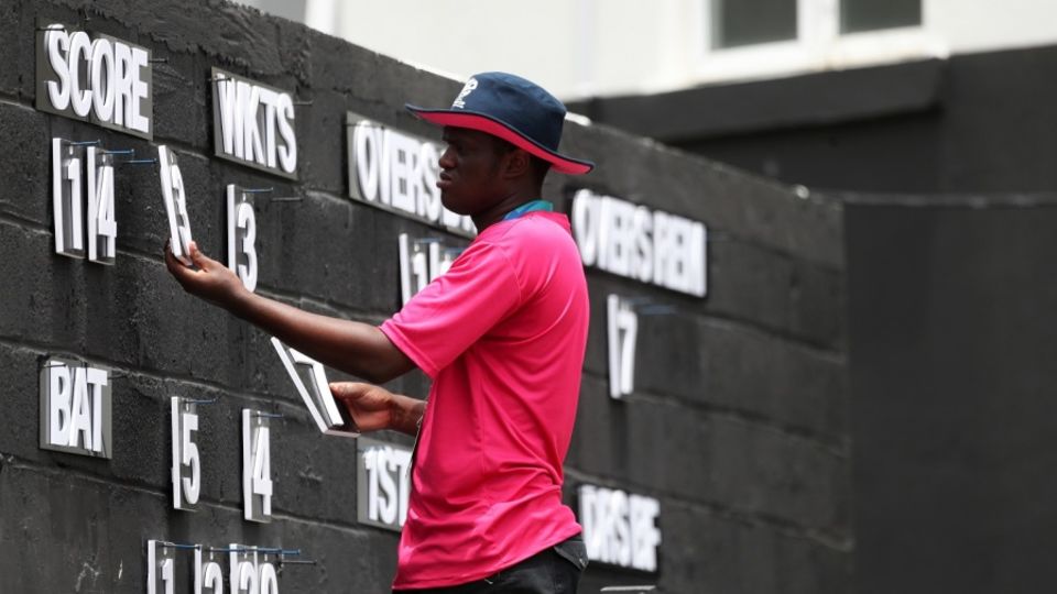 The scorer was kept busy
