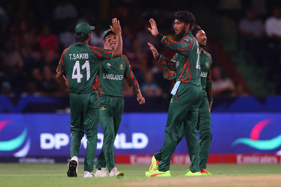 Legspinner Rishad Hossain was Bangladesh's top wicket-taker at the T20 World Cup