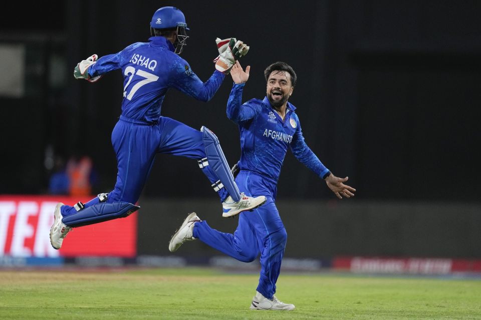 Rashid Khan accounted for Nos. 4, 5, 6 and 7 in the Bangladesh batting order
