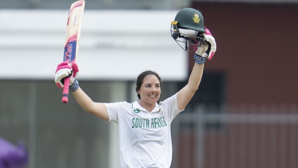 Sune Luus scored her maiden Test hundred