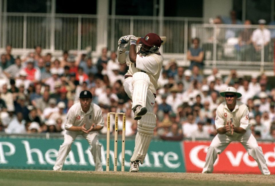 Brian's bounty: in 51 Test innings against England, Lara averaged 64.2; his world-record 375 and 400 both came against them