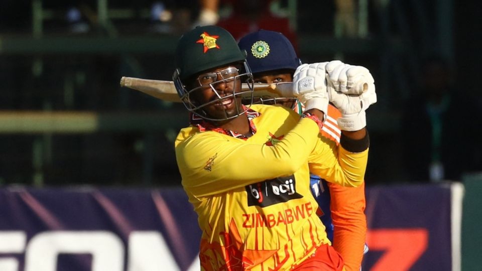 Dion Myers made an unbeaten 65 in the third T20I