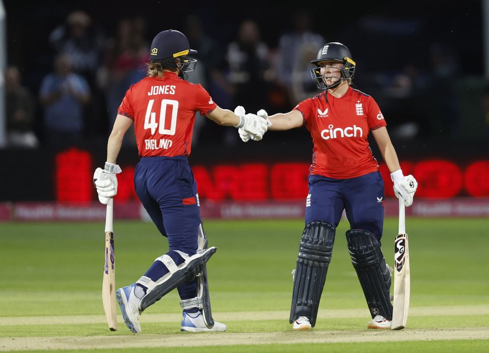 Alice Capsey's half-century got England over the line