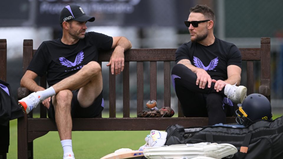 Brendon McCullum praised James Anderson's influence in his new role as England's bowling mentor