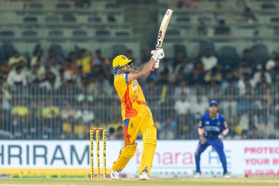 R Ashwin struck his third successive half-century in the TNPL