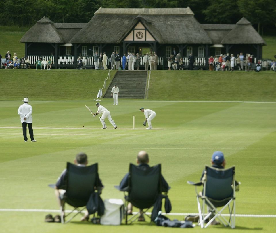 Pretty as a picture: Wormsley at the Getty estate has hosted touring matches between visiting teams and Paul Getty's XI