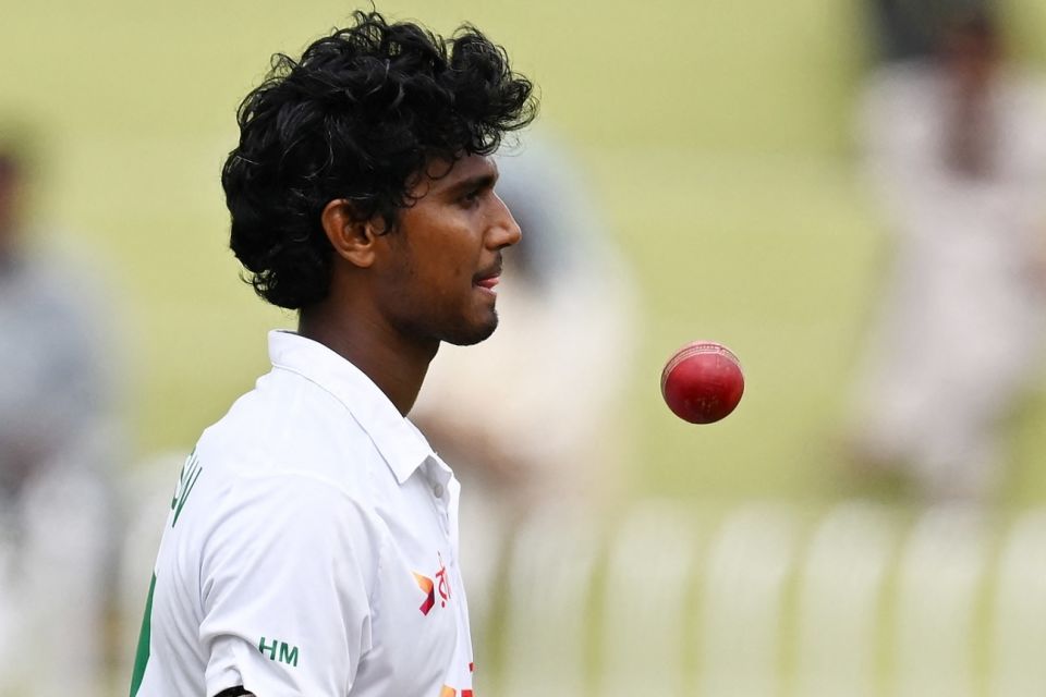 Hasan Mahmud picked up his maiden five-wicket haul in Test cricket