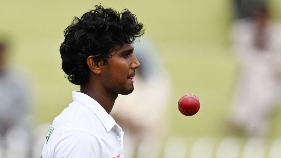 Hasan Mahmud picked up his first five-for in Test cricket