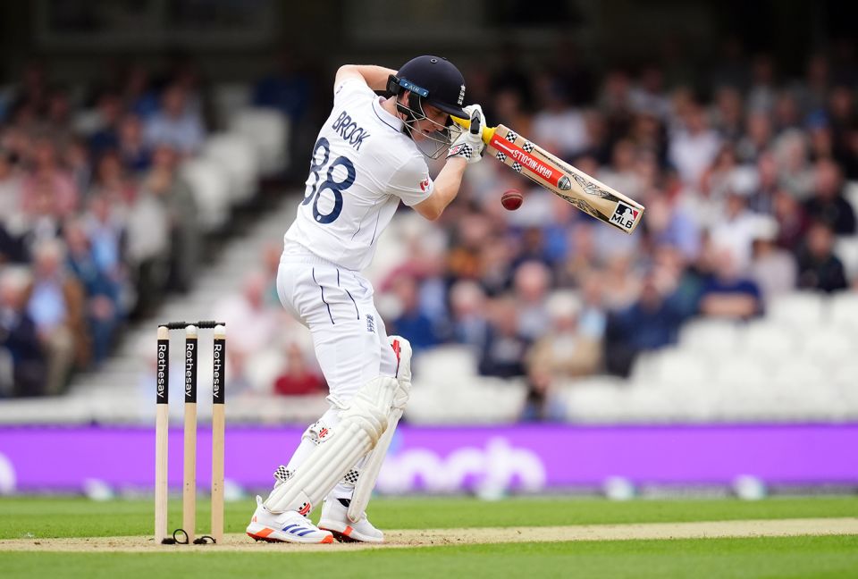 Harry Brook's struggles on day two were reflected in a poor England batting performance
