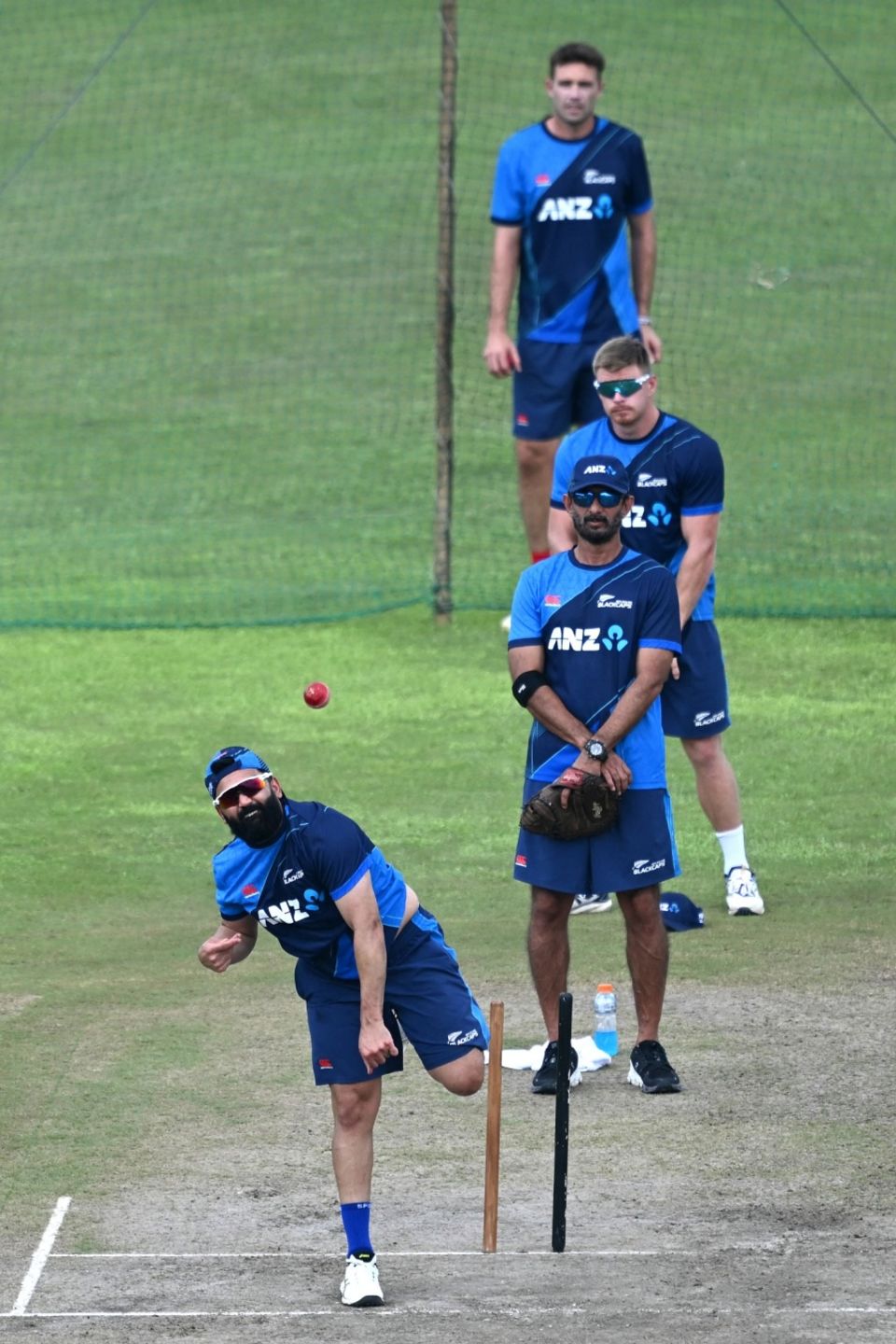 Ajaz's new, slightly longer, run-up has helped him expand the range of speeds he can bowl at