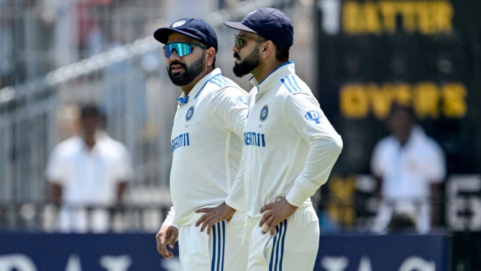 Rohit Sharma and Virat Kohli have their thinking caps on