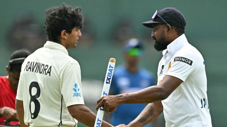 Rachin Ravindra and Prabath Jayasuriya starred in the fourth innings of the first Test for their respective teams