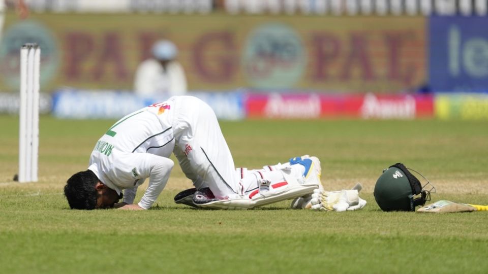 Mominul's century was his second away from home; he has 13 Test hundreds in all