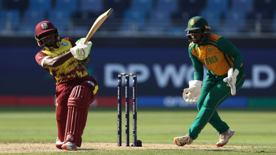 Stafanie Taylor hit two fours and a six during her 41-ball stay on a hot Dubai afternoon