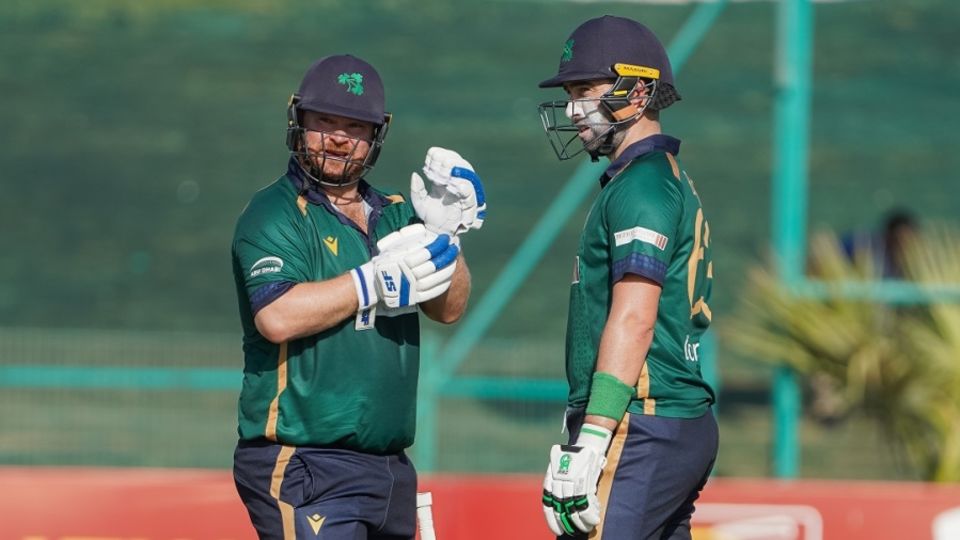 Paul Stirling and Andy Balbirnie put up a solid opening partnership