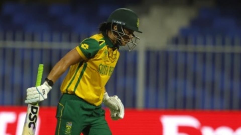 Marizanne Kapp was frustrated with herself after being dismissed