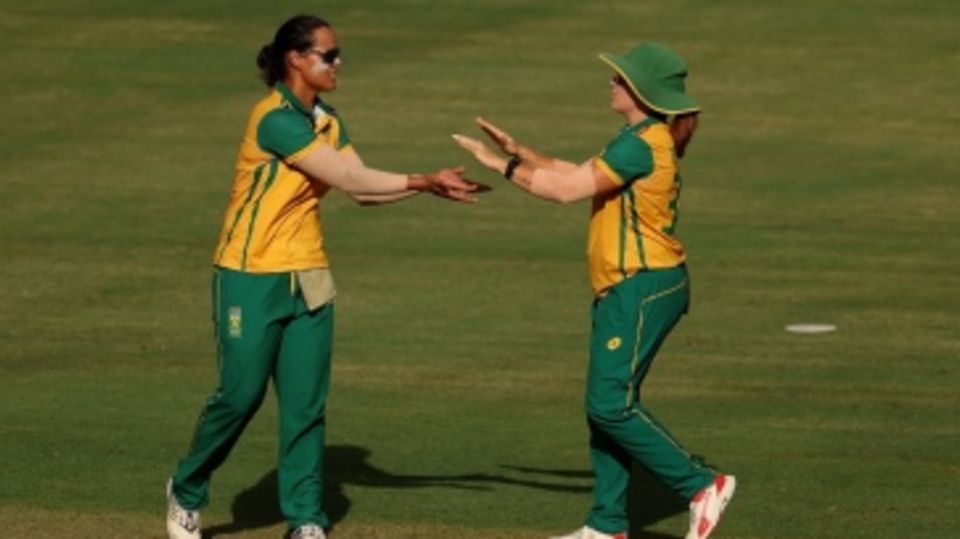 Chloe Tryon picked up the first wicket for South Africa