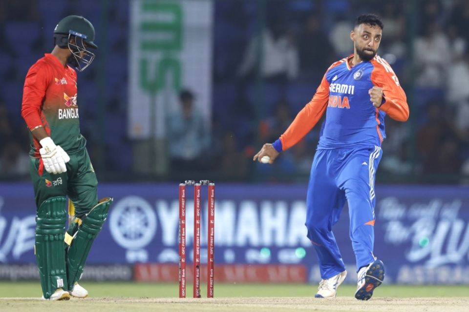 'The definition of mystery for me is deception, and batters still can't pick which way his ball turns' - Carl Crowe on Varun