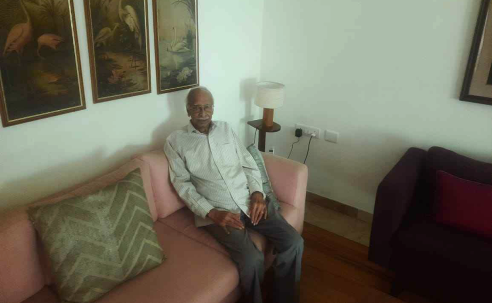 Gopinath at home in Chennai
