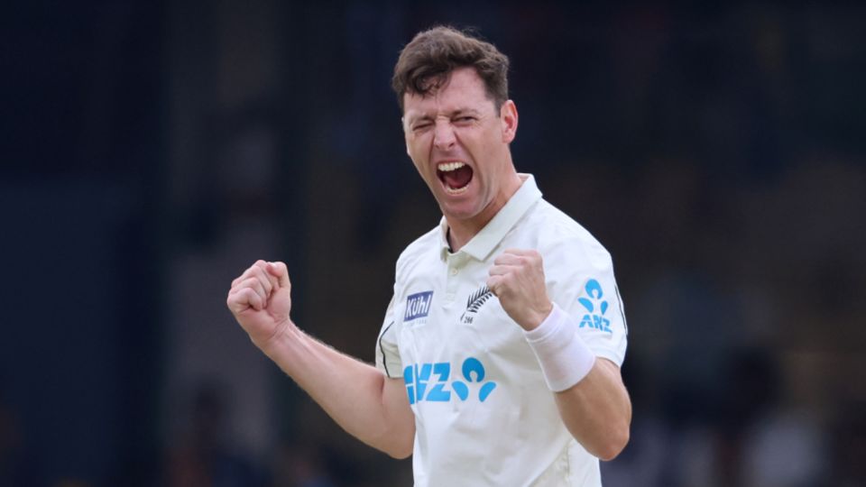 Matt Henry completed 100 Test wickets on the tour of India