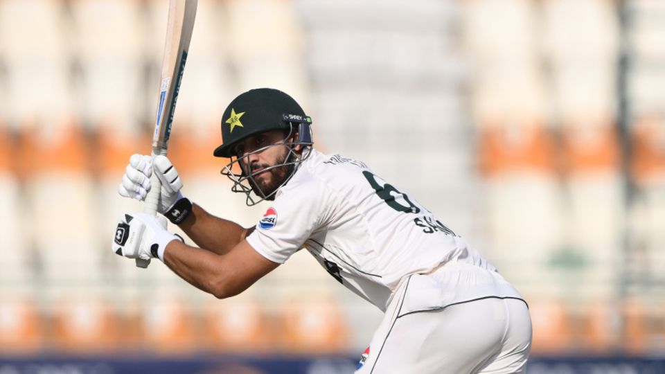 Salman Agha made a vital contribution as Pakistan's lead grew
