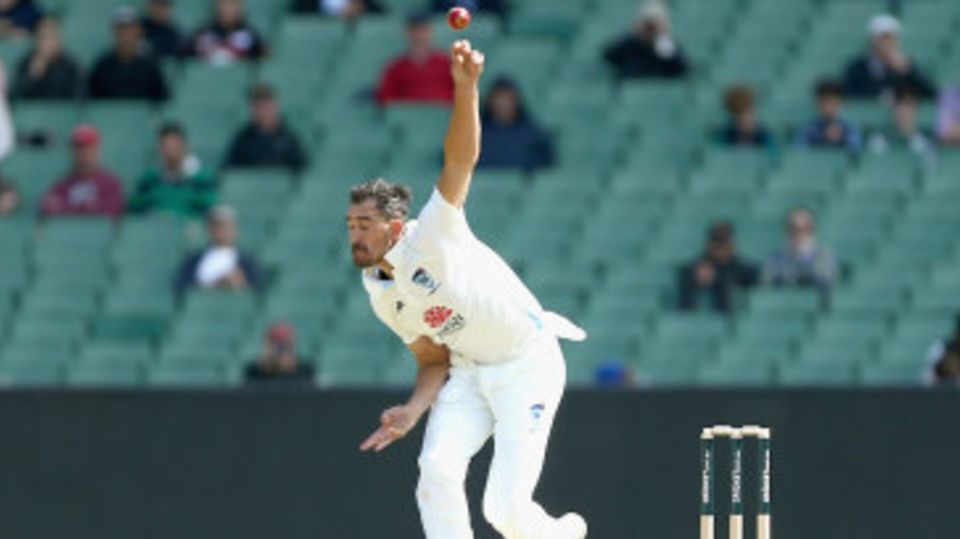Mitchell Starc was back in the Sheffield Shield