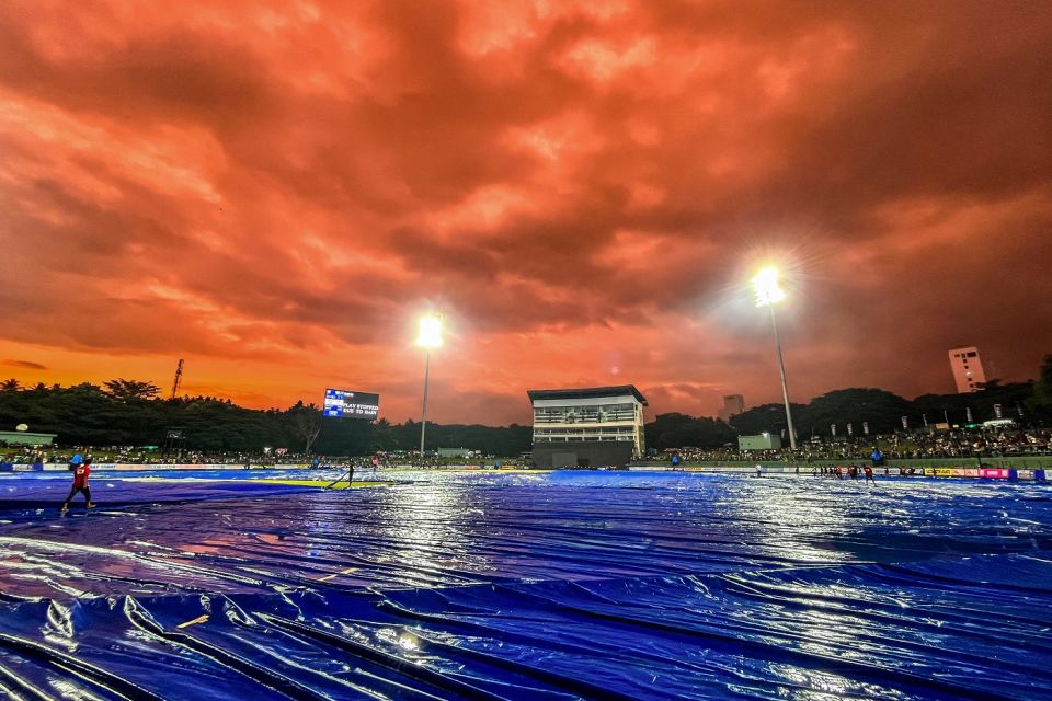 The rain interruption came at the right time for Sri Lanka