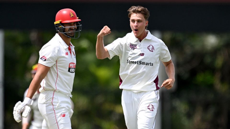 Tom Whitney claimed a five-wicket haul on his first-class debut