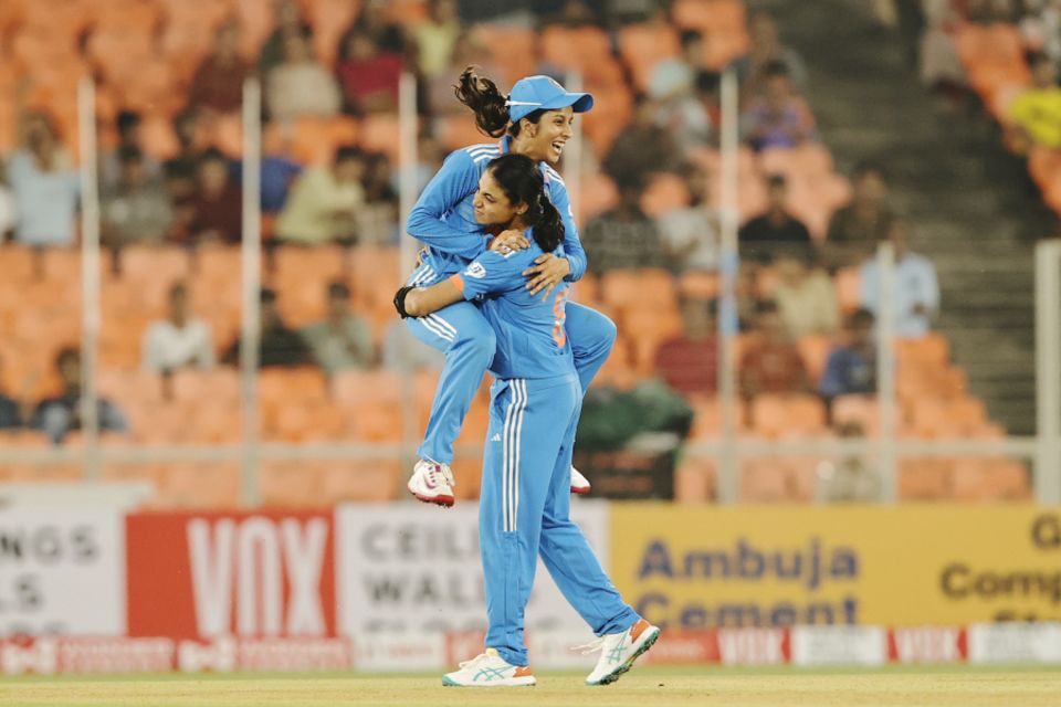 Saima Thakor caught and bowled New Zealand's Brooke Halliday for her second ODI wicket