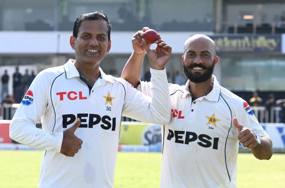 Noman Ali and Sajid Khan took 19 between them in the third Test against England, but the one remaining wicket fell to Zahid Mehmood