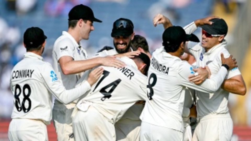 The New Zealand players are a pleased bunch
