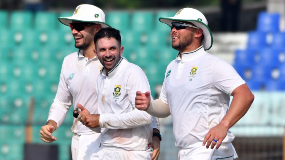 Keshav Maharaj bagged a five-for in the second innings