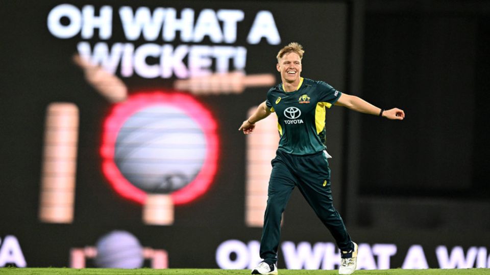 Nathan Ellis was outstanding throughout the T20I series against West Indies