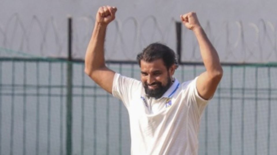 Mohammed Shami took three wickets in the final innings