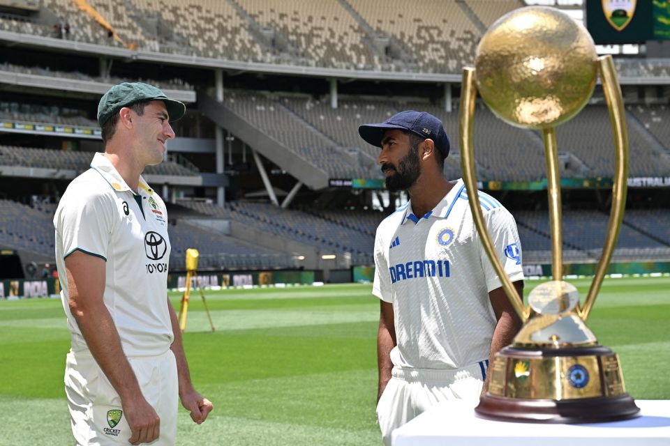 Jasprit Bumrah and Pat Cummins: two fast bowlers will be leading their team's charge for first blood in the Border-Gavaskar Trophy