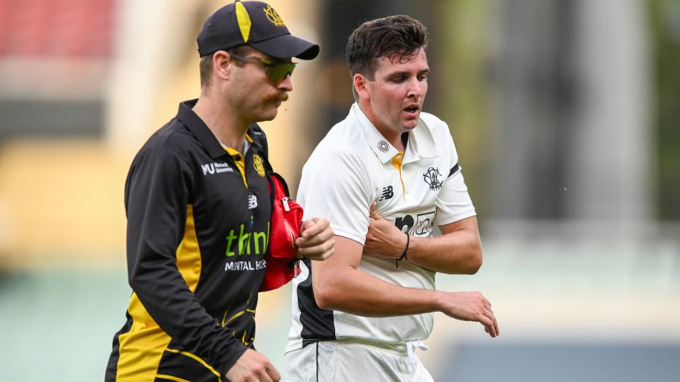 Jhye Richardson has had long standing issues with his shoulder