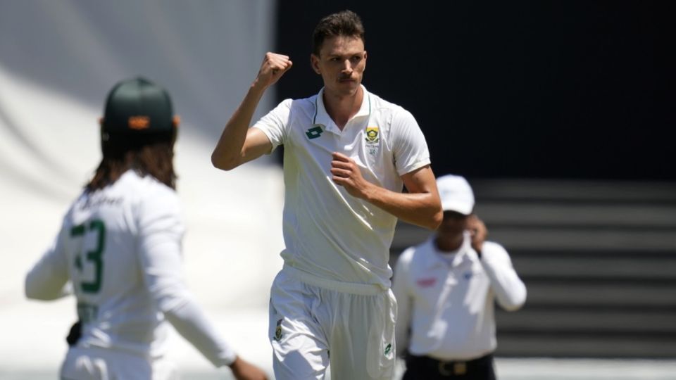 Marco Jansen finished day three with nine wickets in the match