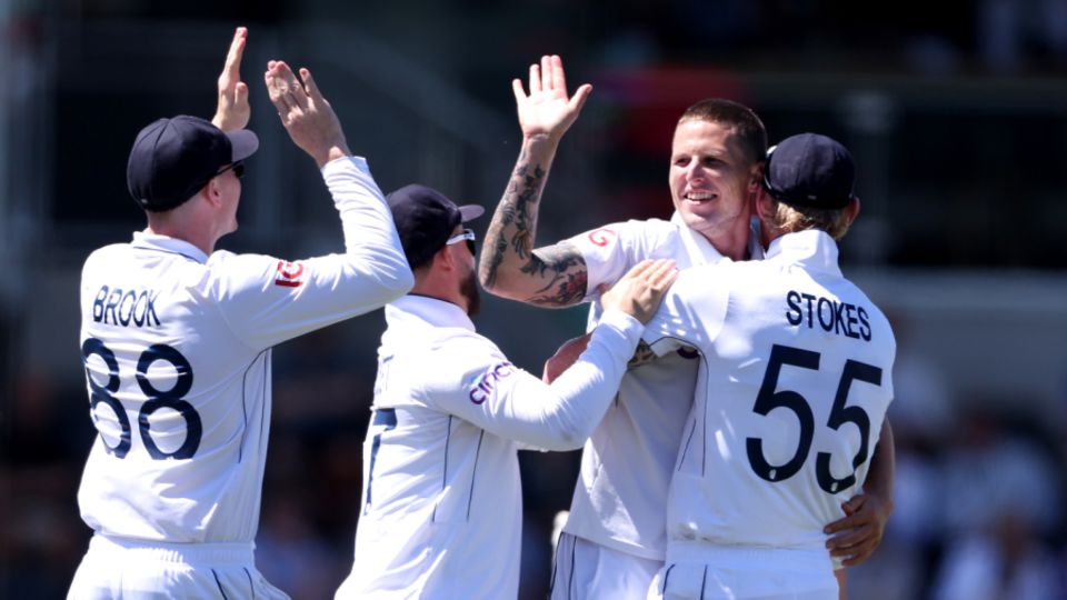 Brydon Carse claimed his maiden five-wicket haul