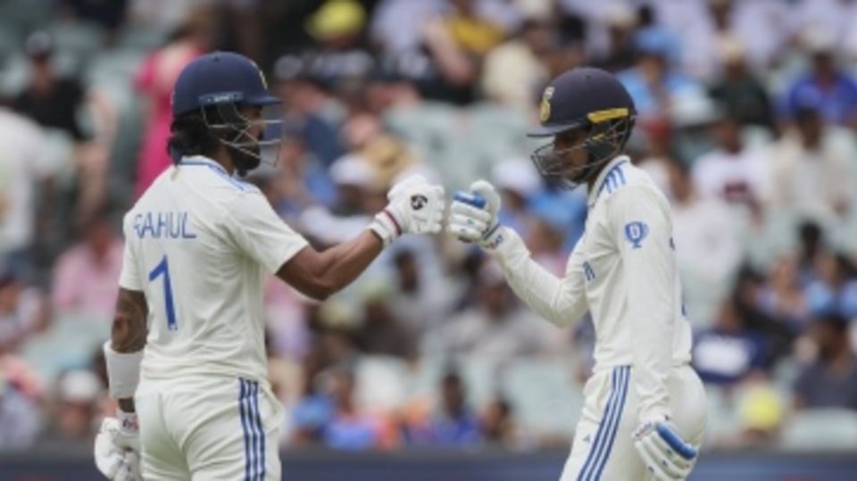 Shubman Gill joined KL Rahul after the first ball