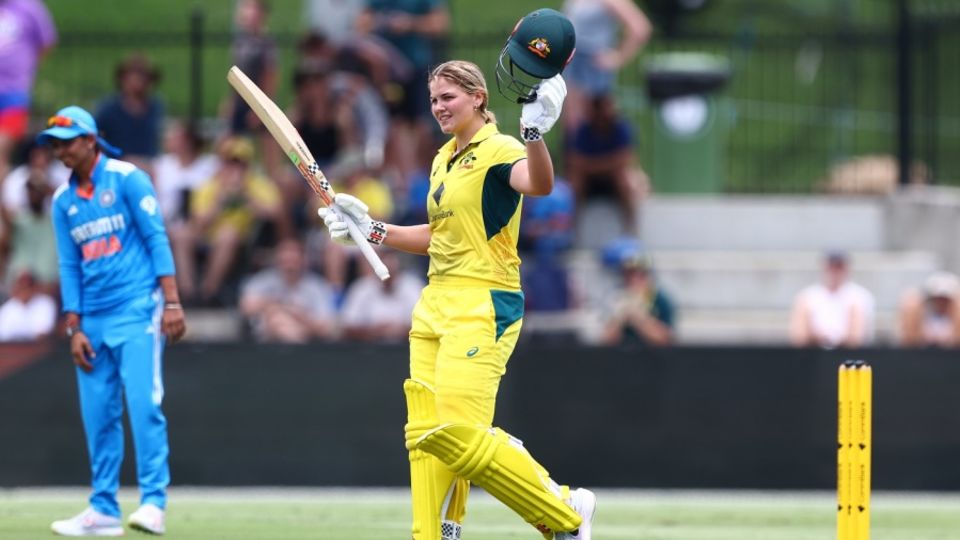 Georgia Voll was the highest run-scorer in the ODI series against India last December
