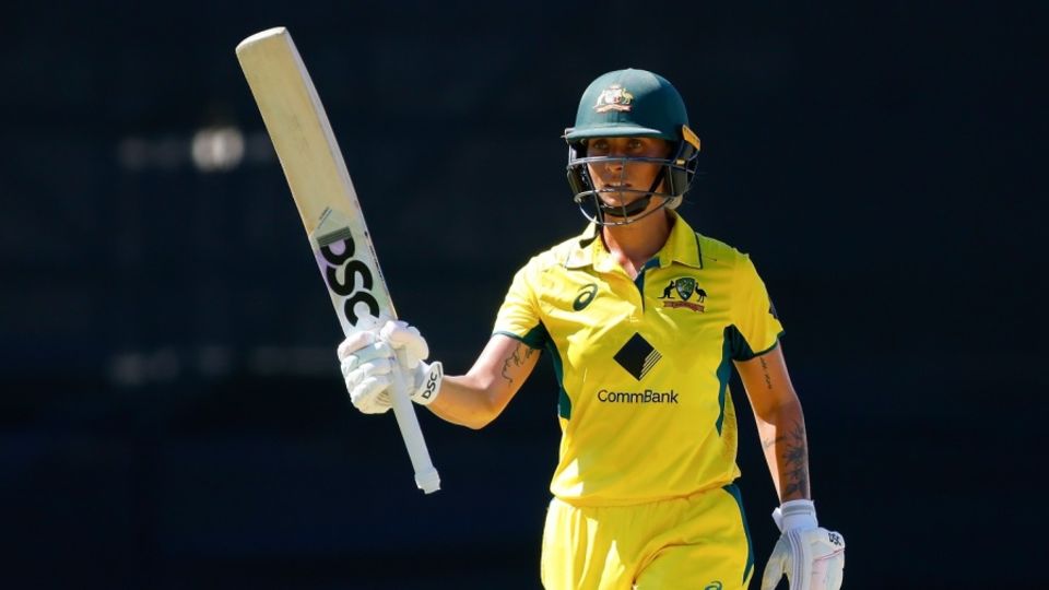 Ashleigh Gardner scored her first fifty of 2024