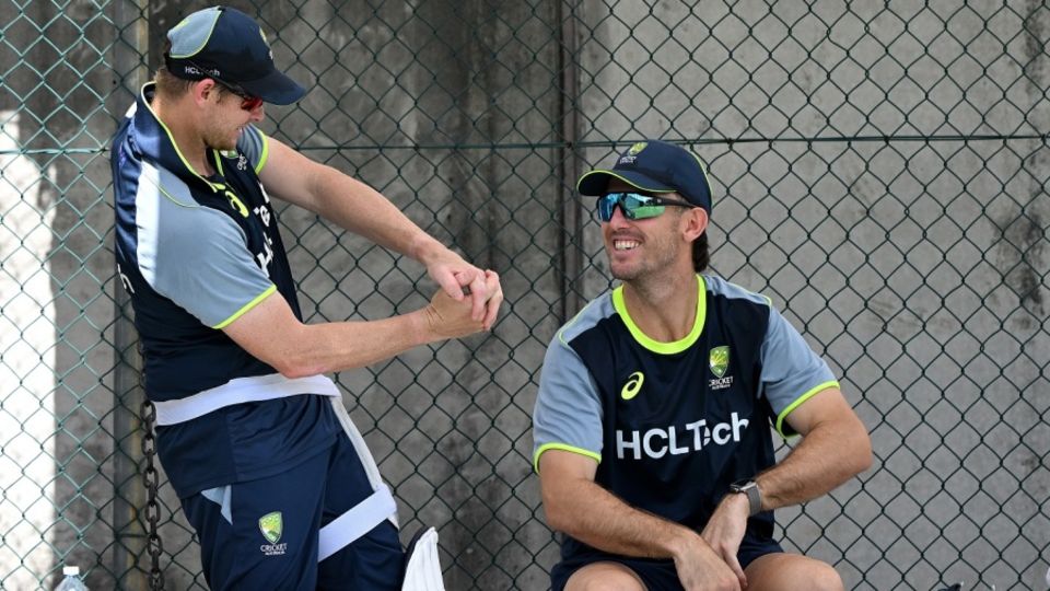 File photo: Steven Smith's services could be required with Australia adding to their injury list with Mitchell Marsh's groin issue