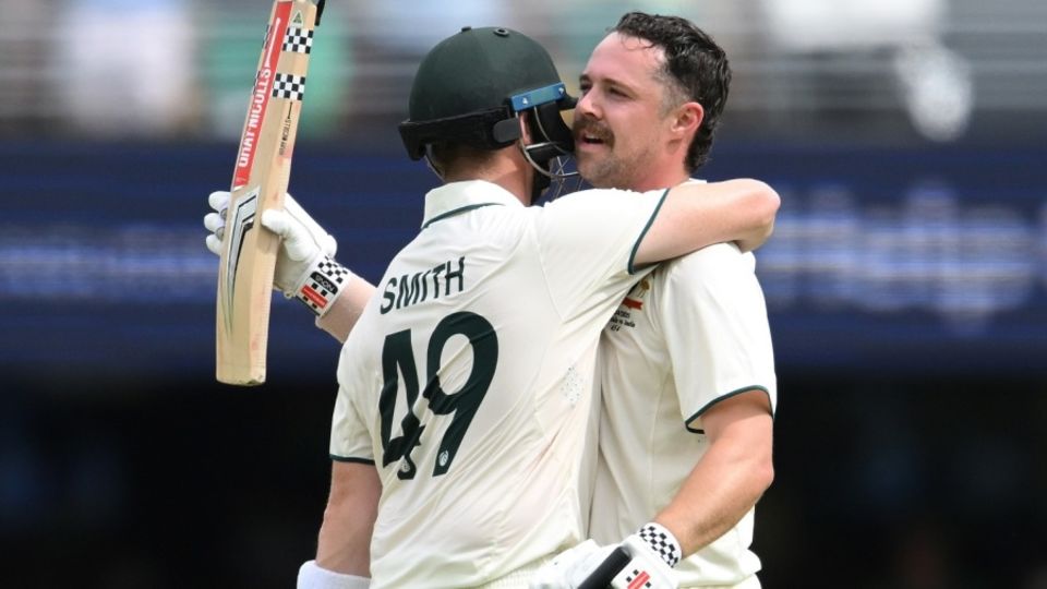 Travis Head and Steven Smith brought up centuries in a 241-run stand