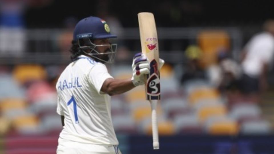 KL Rahul went past fifty for the second time in the series