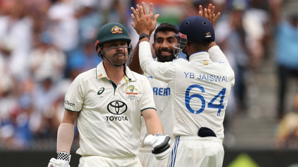 Jasprit Bumrah removed Travis Head for a duck