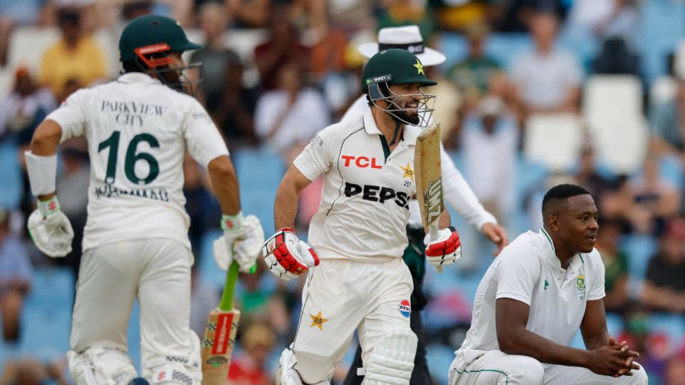 Mohammad Rizwan and Kamran Ghulam kept South Africa at bay on the first afternoon