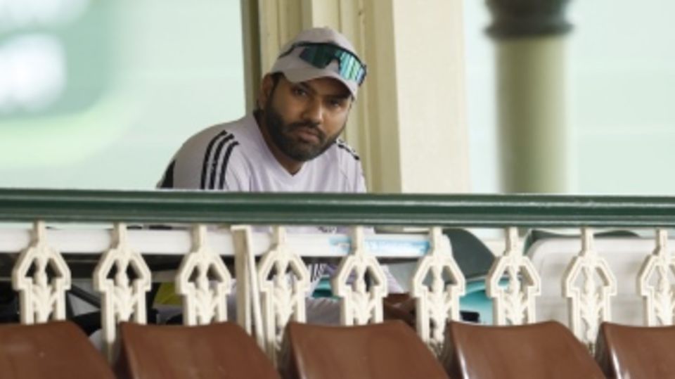 Rohit Sharma at the SCG on the eve of the fifth Test