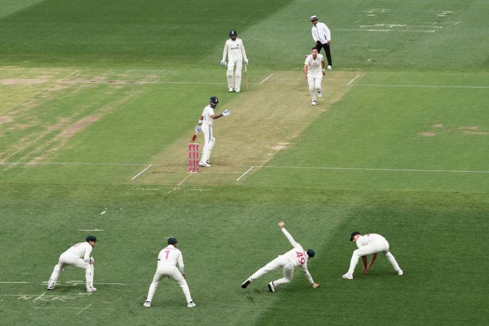 Boland nearly had Virat Kohli out first ball