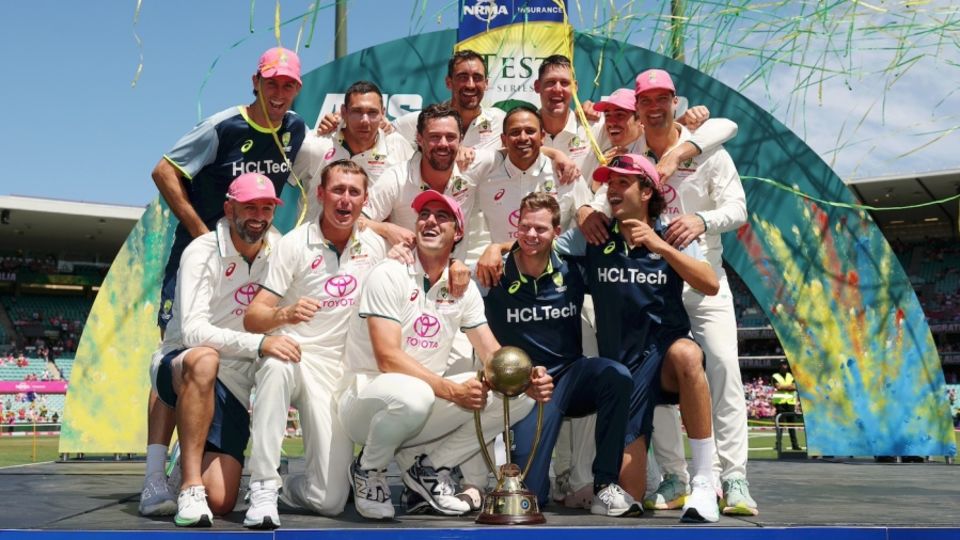 The Australians got their hands on the trophy after a long gap